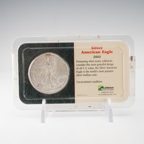 2002 American Silver Eagle Dollar Type 1 Uncirculated