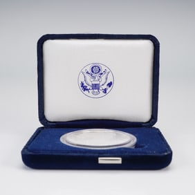 2007-W American Silver Eagle One Ounce Silver Proof Dollar Coin Type 1