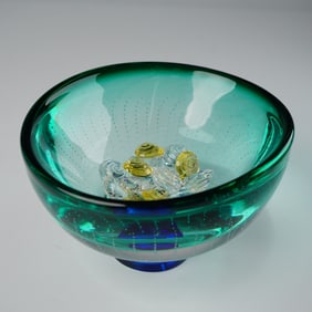 Kosta Boda Bullicante Centerpiece Bowl by Gustav Vallien