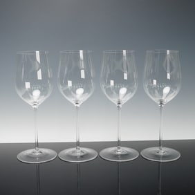 4pc Riedel Sommeliers Bordeaux Grand Cru Crystal Wine Glasses