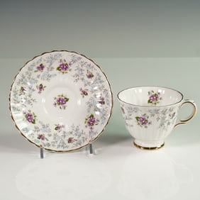 2pc Royal Stafford Bone China Cup and Saucer Set, Enchantment