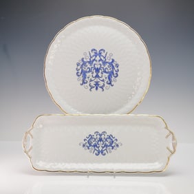A Pair of Bernardaud & Co. Limoges 'Louis XIII' Porcelain Serving Wares