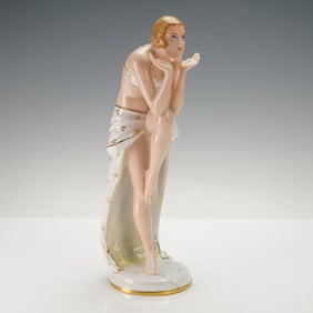 An Art Deco Rosenthal Porcelain Figurine by Dorothea Charol, Anita Dancer