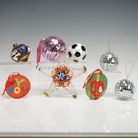8pc Assorted Christmas Tree Ornaments