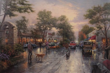 Thomas Kinkade (American 1958-2012) Offset Lithograph, Signed & Numbered