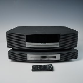 2pc Bose Wave Music System Components w/ Remote and Plug