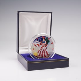 2001 American Silver Eagle Colorized Dollar