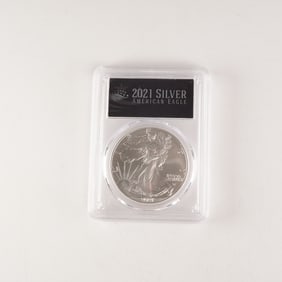 2021 American Silver Eagle Type 2 PCGS MS70 First Day of Issue