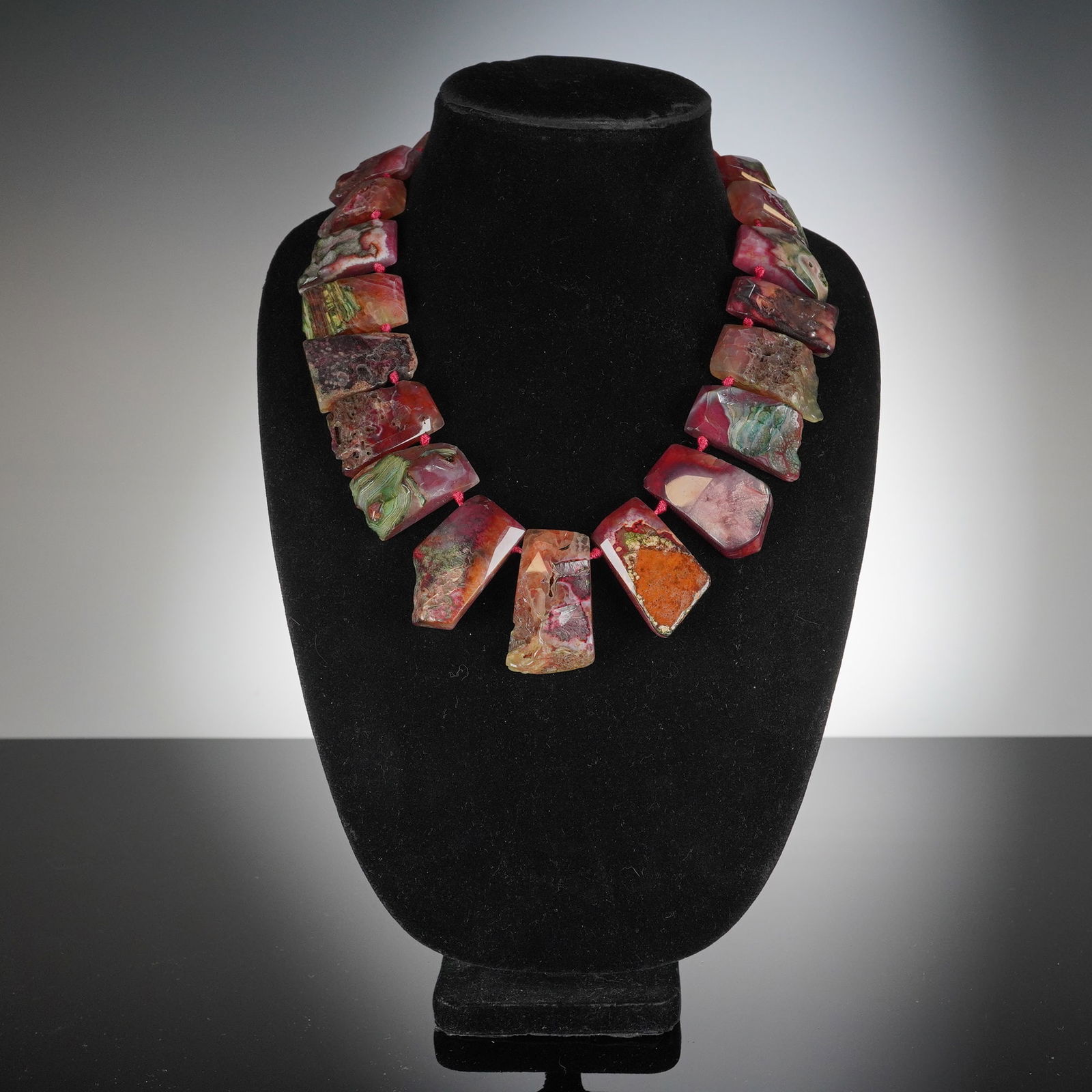 Contemporary Statement Stone Necklace (1 of 7)