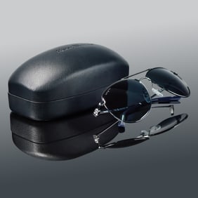 Salvatore Ferragamo Pilot Sunglasses with Case