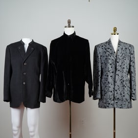 3pc Moschino, Alexandre of London, Ross Graison Men's Jackets