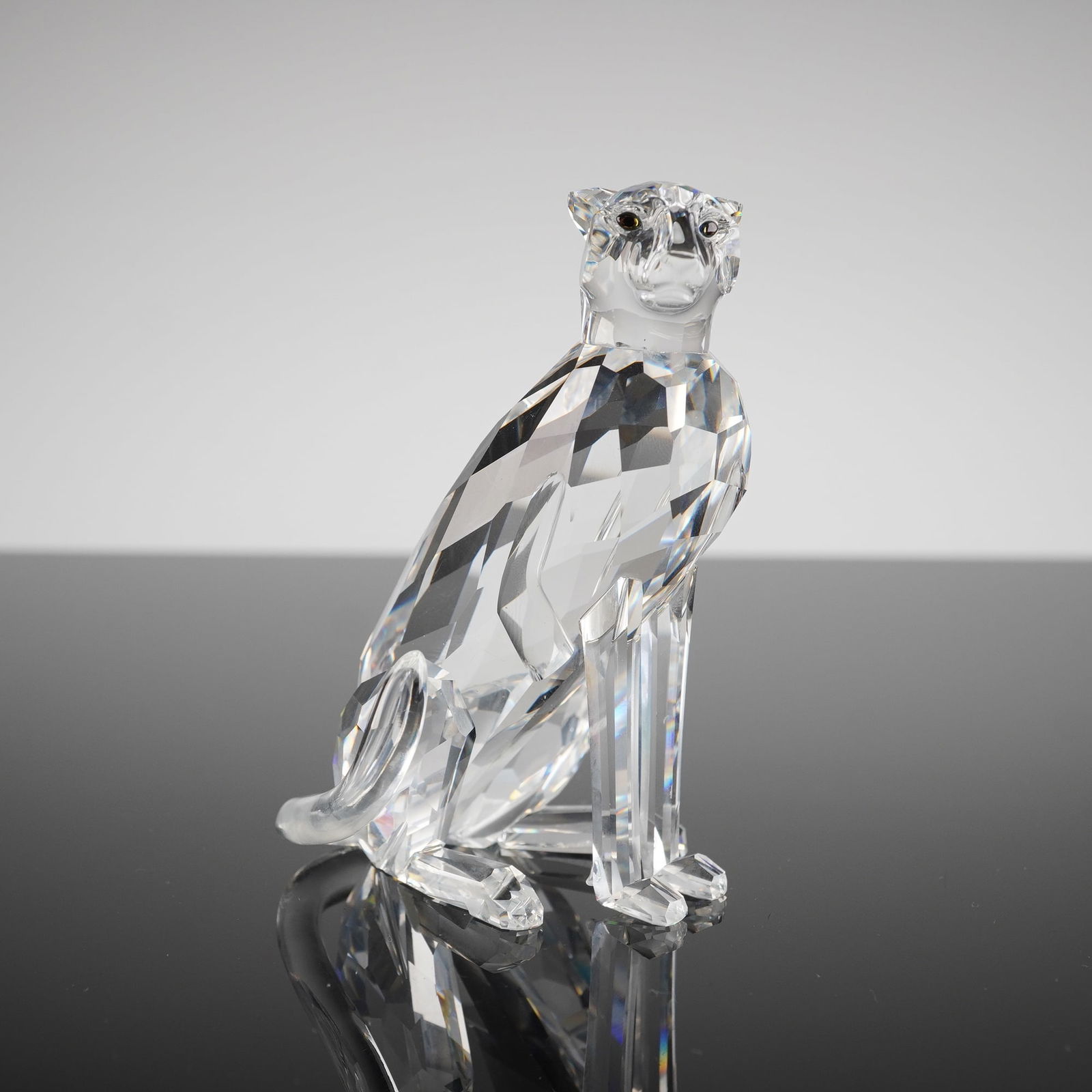Swarovski Crystal Cheetah Figurine