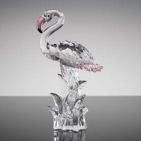 Swarovski Crystal Flamingo Figurine