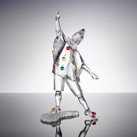 Swarovski Crystal SCS Annual Edition 1999 Masquerade Pierrot Figurine