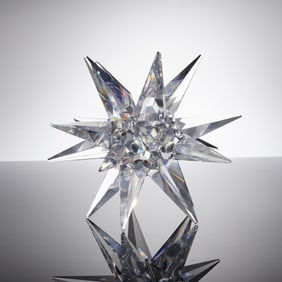 Swarovski Crystal Star Candleholder with Original Presentation Box