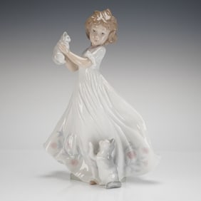 Lladro Kittens Gathering Porcelain Figurine #6941