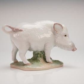 Lladro The Boar Figurine 8054 Chinese Zodiac Collection