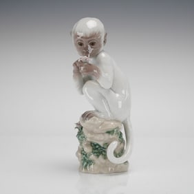 Lladro The Monkey Figurine Model 01006962, Chinese Zodiac Collection