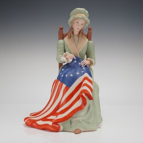 Laszlo Ispanky Limited Edition Goebel Betsy Ross Porcelain Figurine