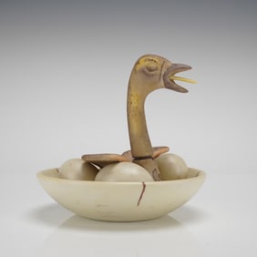 Boehm USA Comm. Bird in the Nest Fig. for Tutankhamun Exhibition