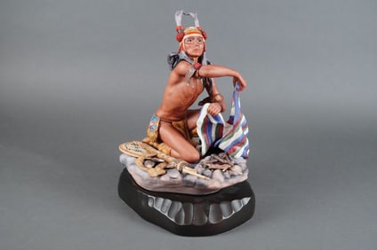 Cybis Porcelain Figurine Apache Chato