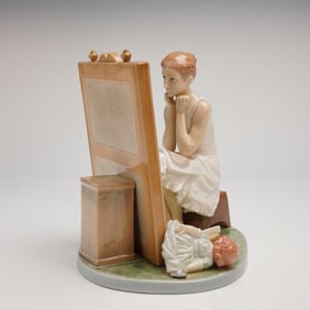 Lladro Porcelain Figurine Day Dreamer 1411 Norman Rockwell Limited Edition