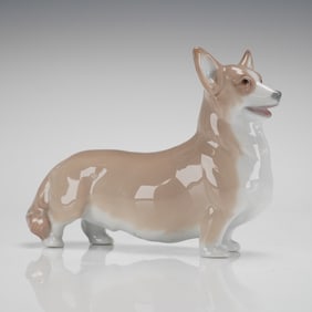 Lladro Welsh Corgi Pembroke Figurine 01008339