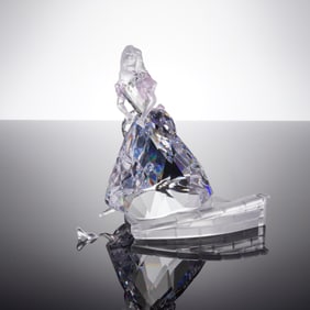 Swarovski Disney Cinderella Fig. Grouping w/ Slipper & Case (4 Pieces)