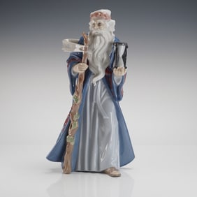 Lladro Porcelain Figurine Father Time 06696 Inspiration Millennium 1999