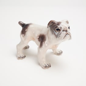 Dahl Jensen Porcelain English Bulldog Figurine No. 1135