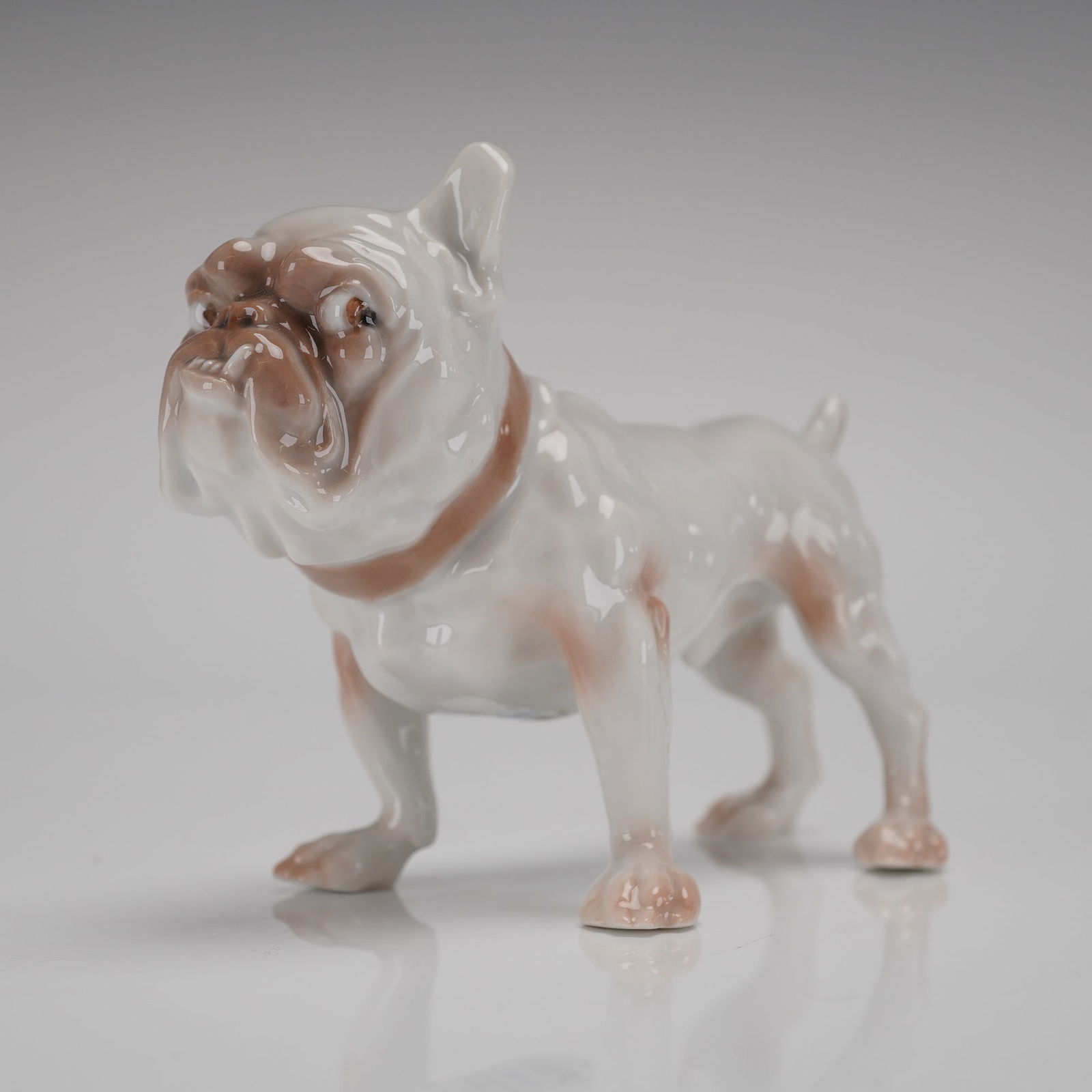 Bing & Grondahl Porcelain Bulldog Figurine No. 1676 (1 of 3)