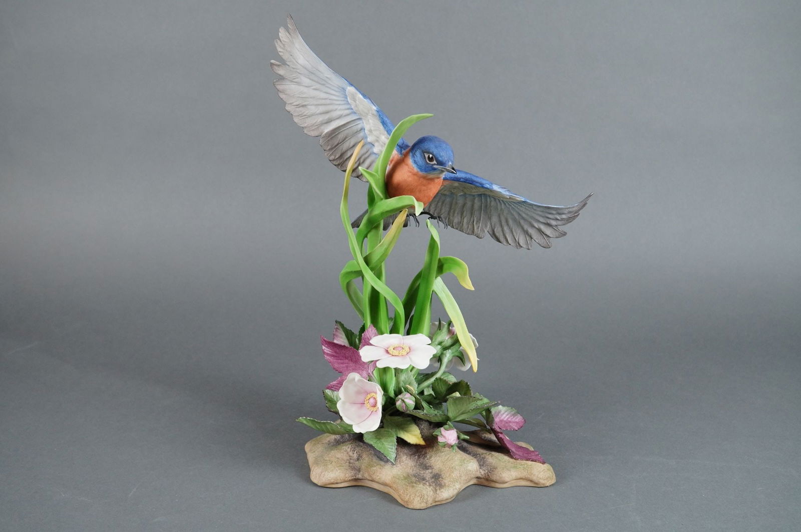 Edward M. Marshall Boehm Ltd Ed Eastern Bluebird Porc. Fig. (1 of 5)