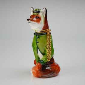 Royale Stratford Anthropomorphic Fox Scent Bottle