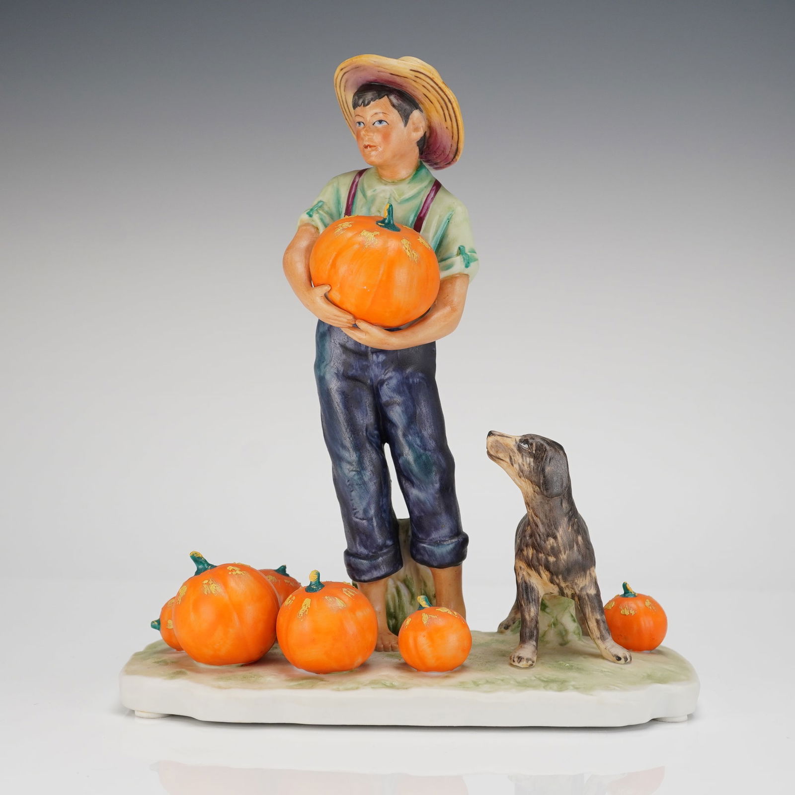 Gorham Norman Rockwell First Edition Fall Pilgrimage Figurine