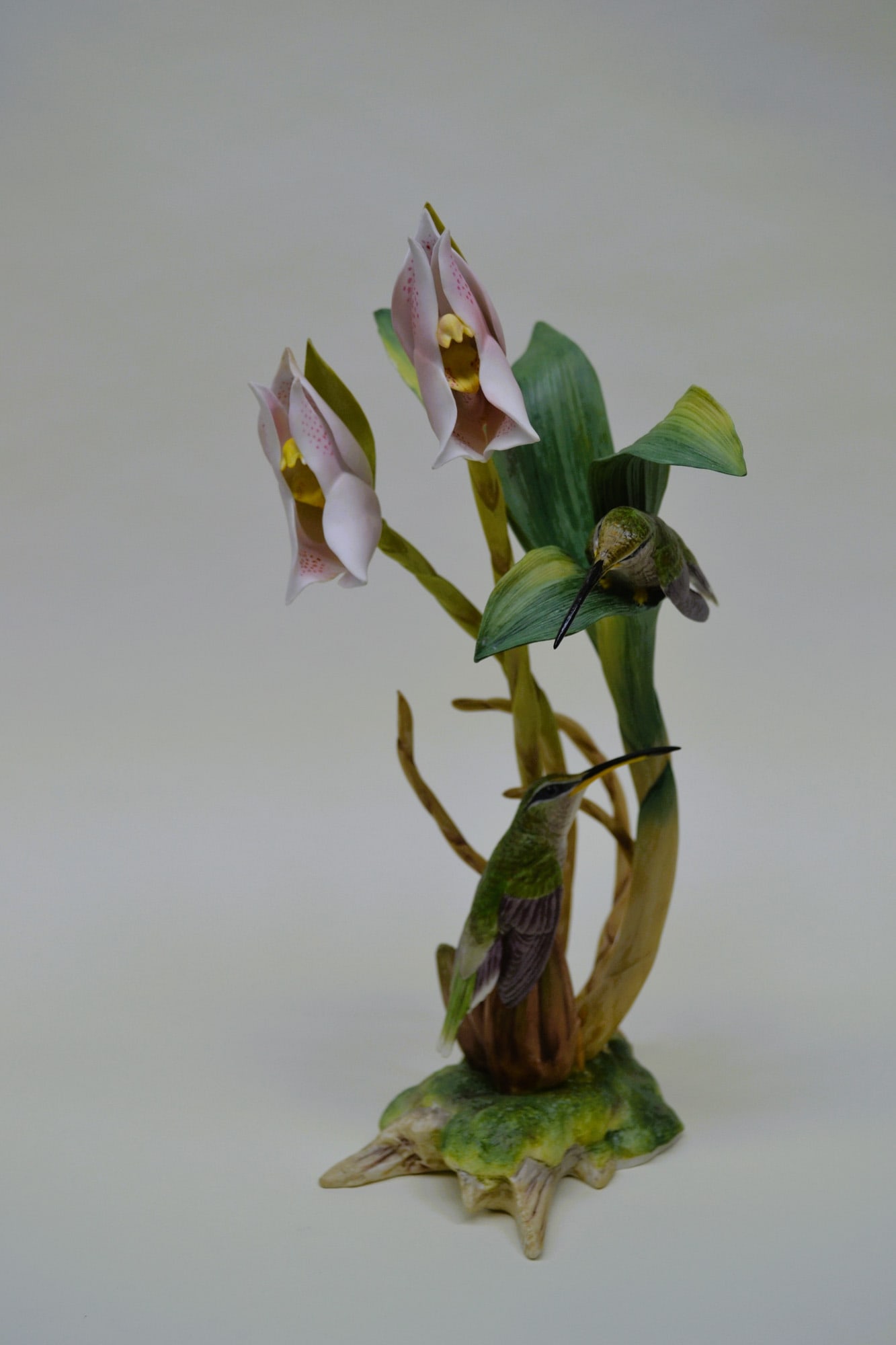 Boehm Porcelain D'Osery's Hermit Hummingbird Sculpture, 2003, Rare (1 of 7)