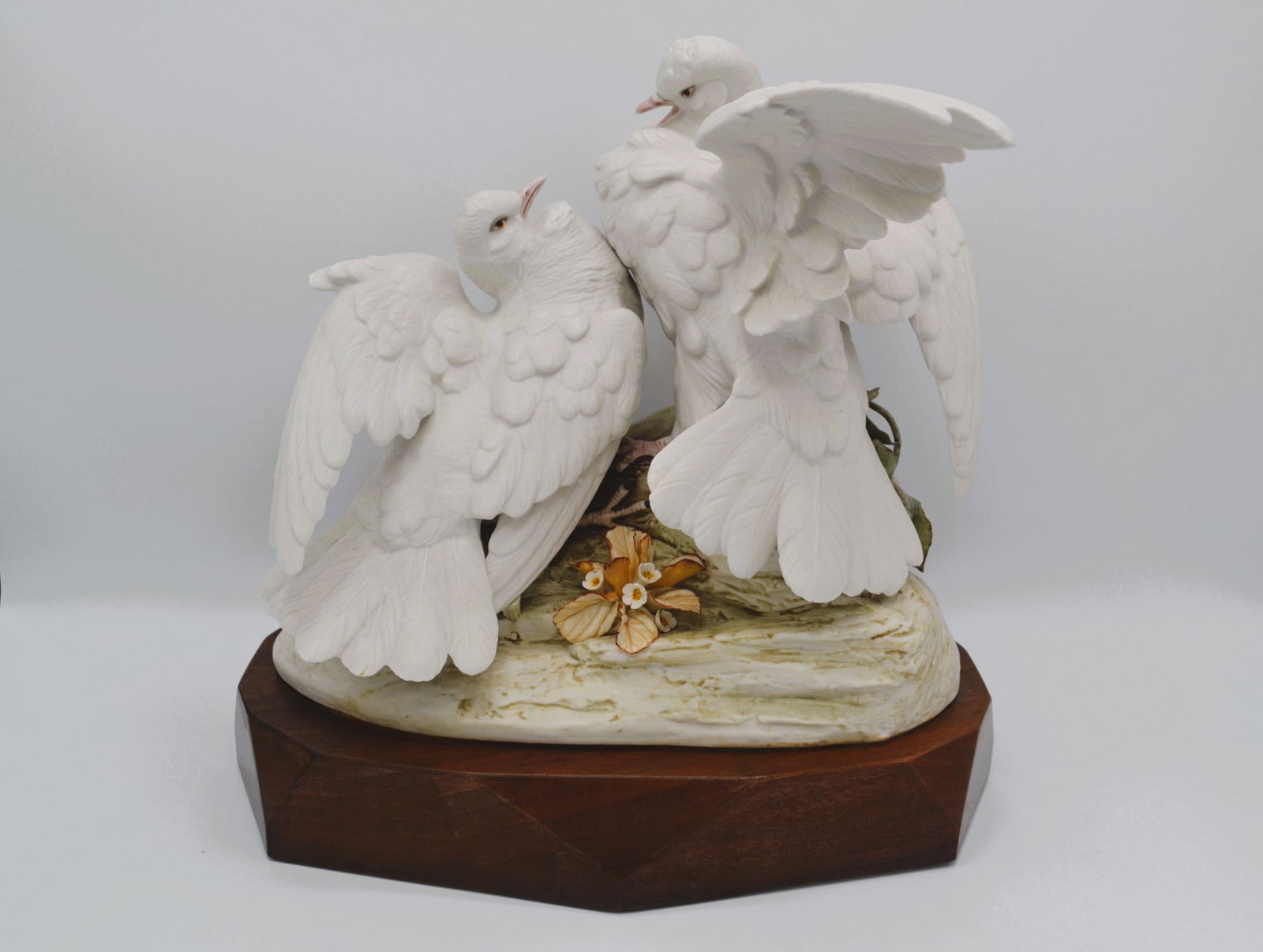 Cybis Porcelain Turtle Doves, "Doves Of Peace," 1957, Rare (1 of 6)