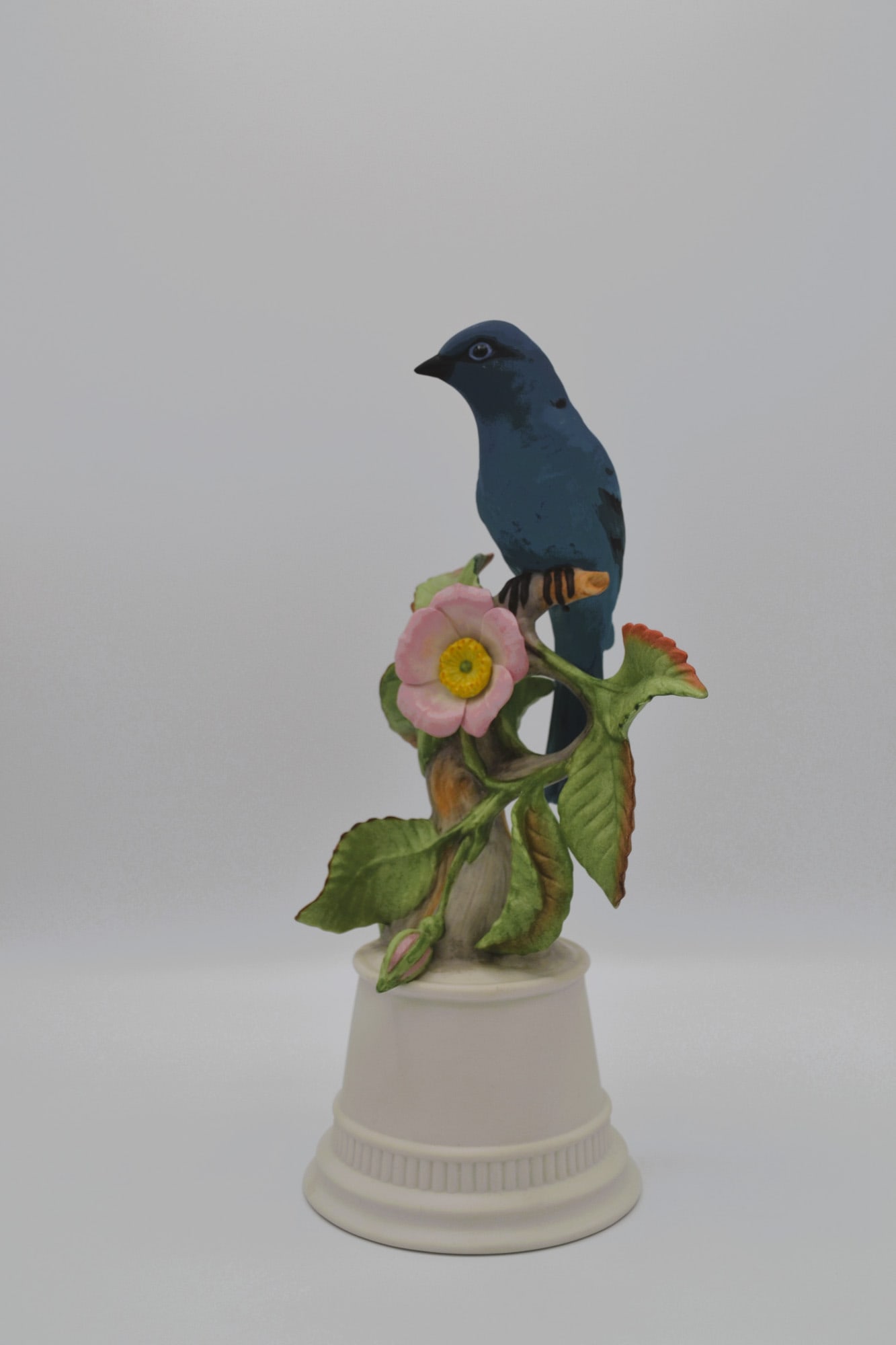 Boehm Porcelain Indigo Bunting Bird Sculpture, 1957 (1 of 5)