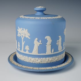Wedgwood Jasperware Cheese Dome & Stand, Limited Edition Made for Harrods