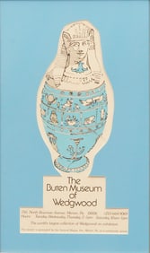 Merion Pennsylvania Buten Museum Wedgwood Art Exhibition Framed Poster