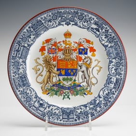 Josiah Wedgwood & Sons Dominion of Canada Coat of Arms Plate
