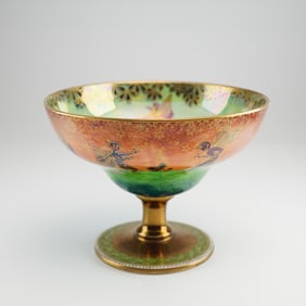 Wedgwood Fairyland Lustre Flambe Melba Cup, Leapfrogging Elves Z5360