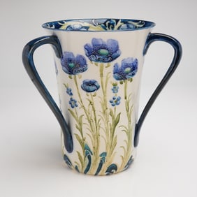 William Moorcroft for James Macintyre & Co. Florian Ware Blue Poppy Vase