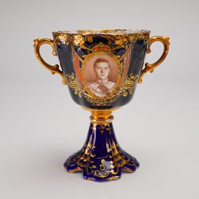 Aynsley Bone China King Edward VIII Coronation Loving Cup