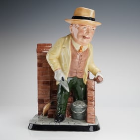 Bairstow Manor Pottery Figurine Winston the Bricklayer