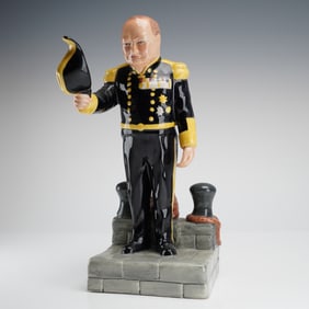 Bairstow Manor Winston Churchill Lord Warden of the Cinque Ports Figurine