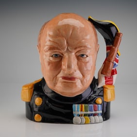 Bairstow Manor Winston Churchill D-Day 60th Anniv. Character Jug