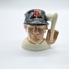 Royal Doulton Prototype Mini Character Jug, Baseball Player