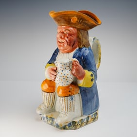Staffordshire Pearlware Figural Toby Jug