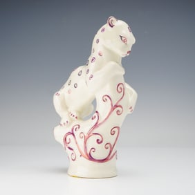 Wedgwood by Arnold Machin Queen's Ware Leopard Figurine