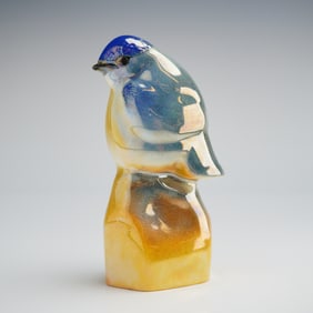 Royal Doulton Porcelain Fledgling On Rock in Rare Lustre Glaze
